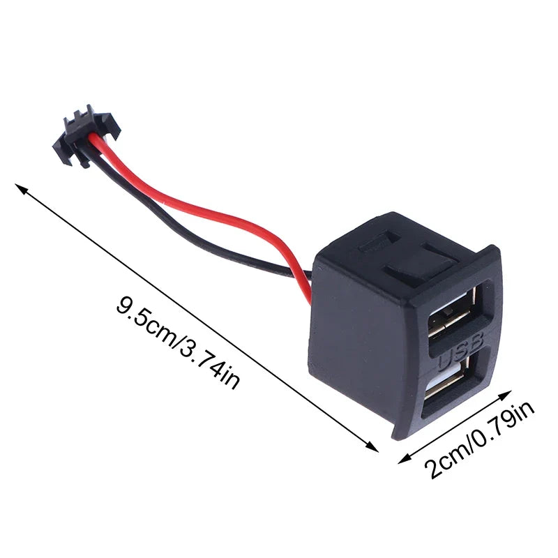 USB Type-C Double-Layer Socket Lamp Base | Charging Port USB Socket Adapter Qme