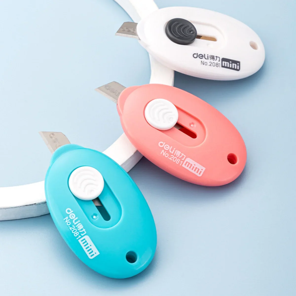 Portable Retractable Box Cutter Unboxing Knife – 5 Colors Retractable Box Cutter Qme