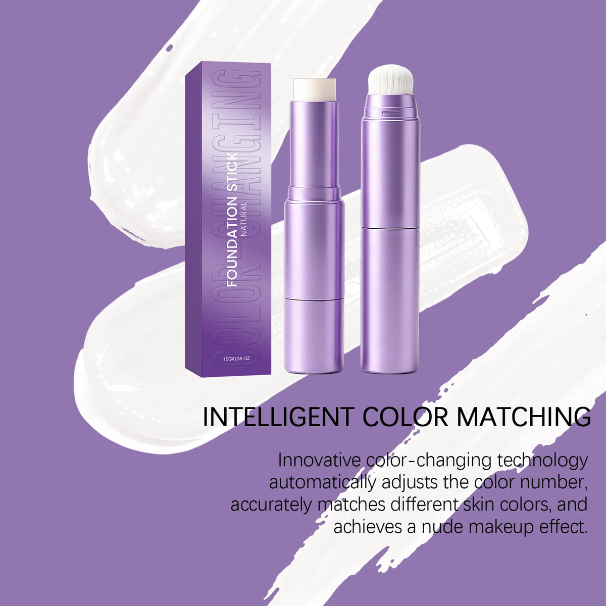 10G Foundation Stick – Full Coverage, Moisturizing & Pore Smoothing Foundation Stick Qst
