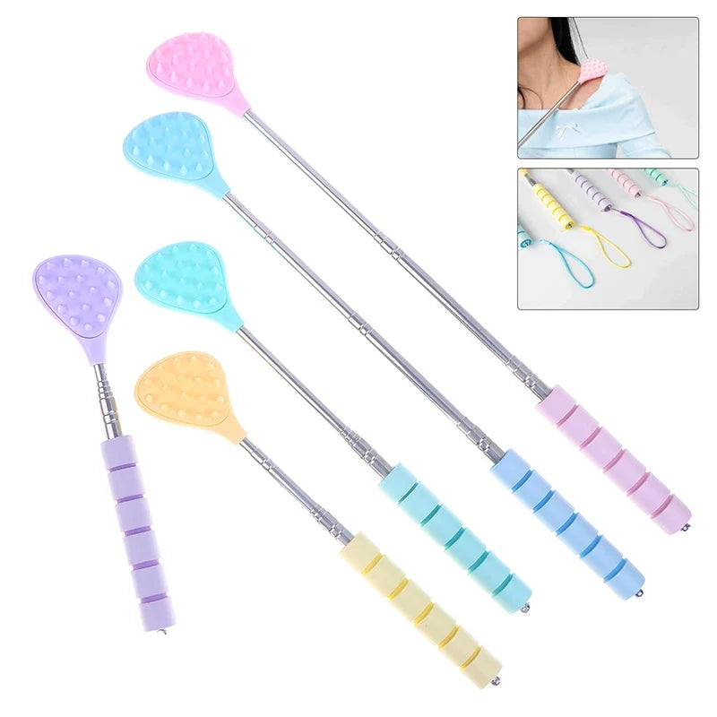Extendable Cactus Back Scratcher & Acupressure Massage Stick Back Scratcher Massager Qme