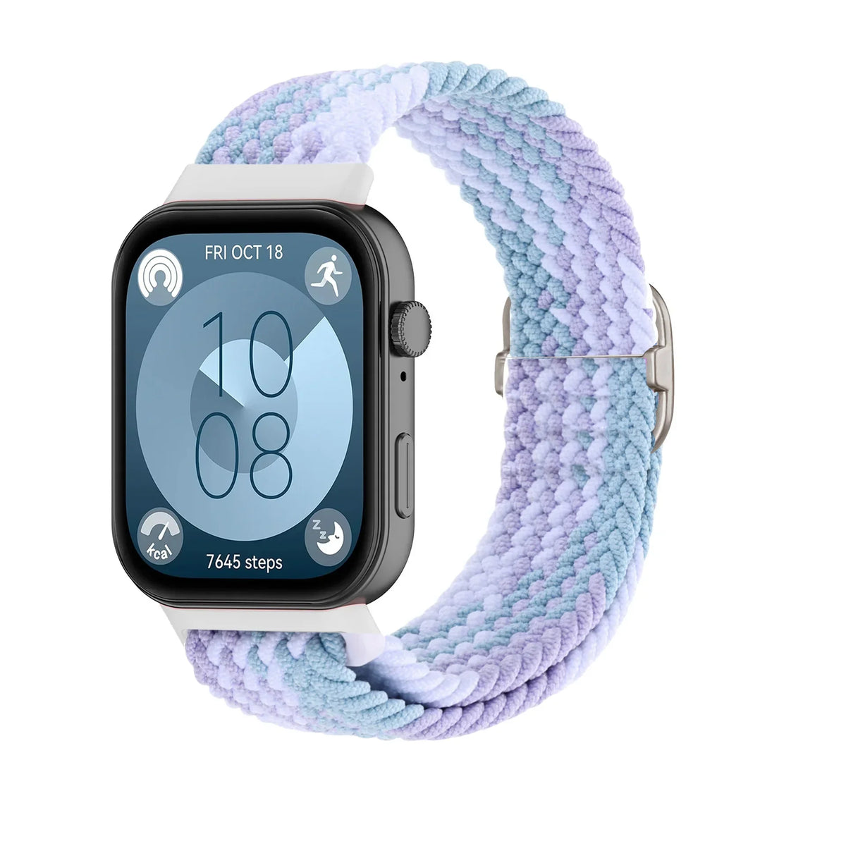 Adjustable Nylon Woven Watch Strap with Metal Buckle Watch Strap Qme