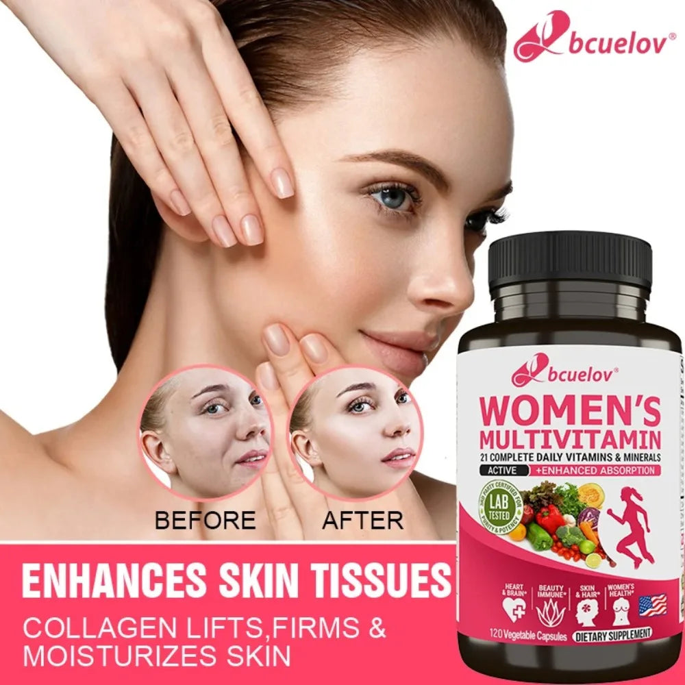 Women's Daily Multivitamin & Multimineral – 120 Capsules Women's Multivitamin Qst