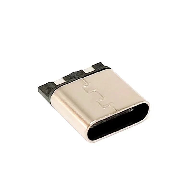 USB Type-C Female 2-Pin Welding Connector Jack – 5-Pack USB-C Connector Qme 5pcs