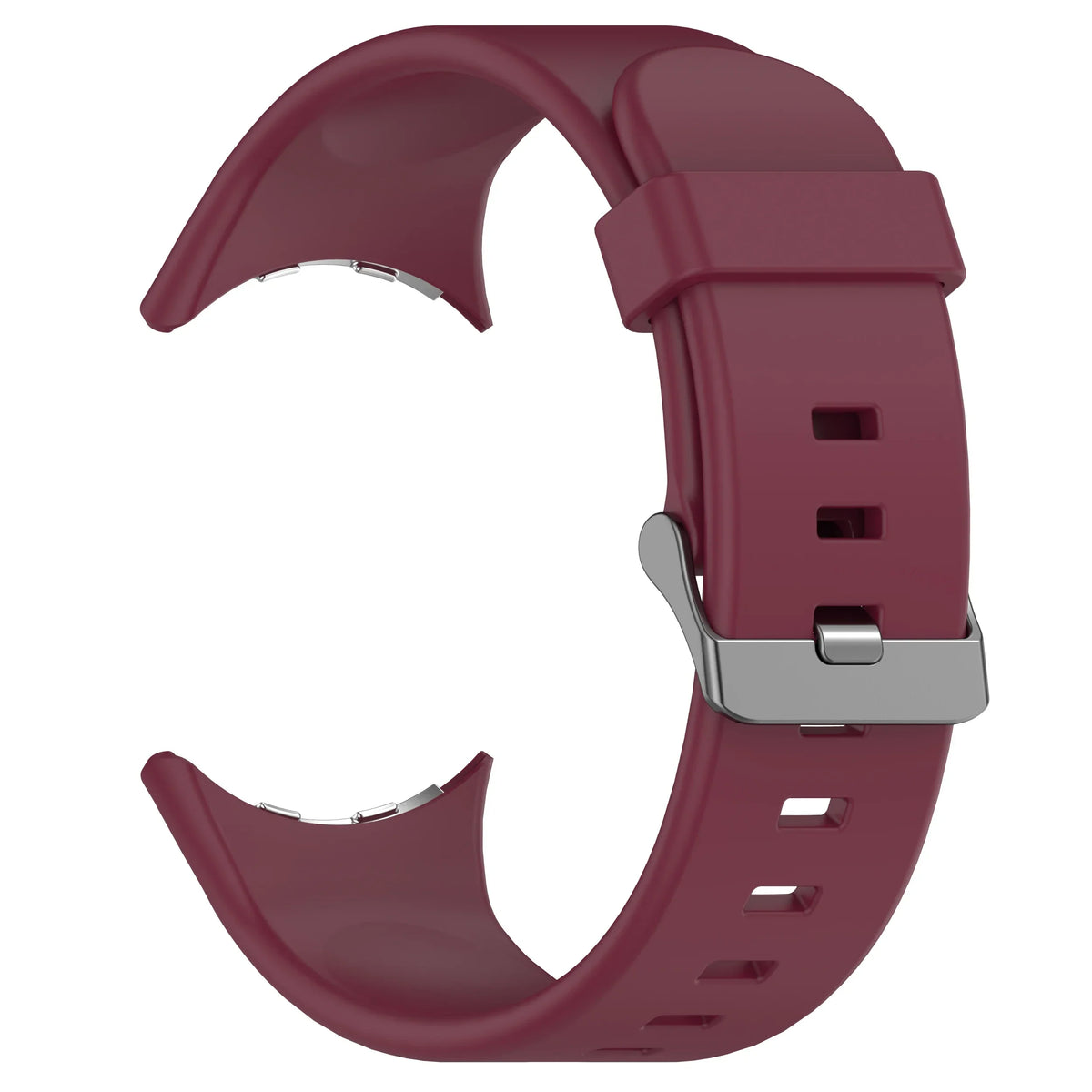 Silicone Sport Band for Google Pixel Watch 3 – 13 Colors Silicone Watch Band Qme Wine Red Pixel Watch 3 45mm