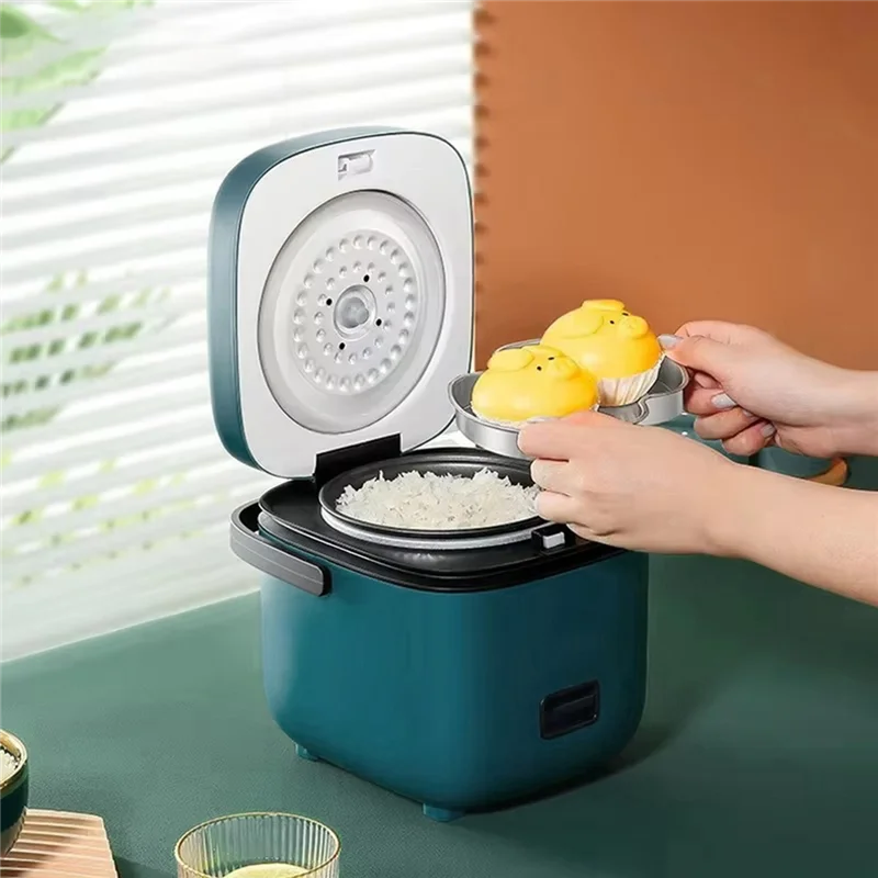 MiLESEEY B15C Mini Rice Cooker 1.2L – Compact Steamer EU Mini Rice Cooker Qst