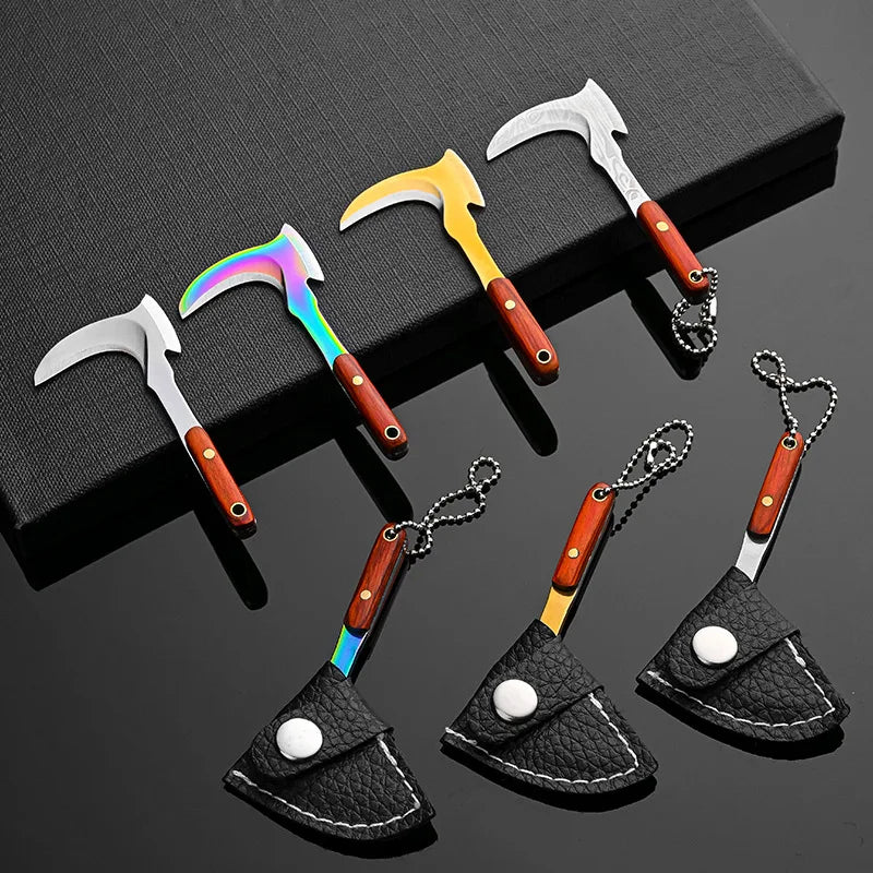 Mini Titanium Keychain Axe – EDC Camping Survival Tool | Swayboo Mini EDC Axe Qst