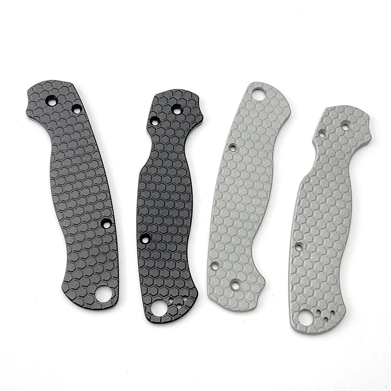 Swayboo Aluminum Grip Pad for Spyderco Paramilitary 2 C81 EDC Knife Handle Scales Qst