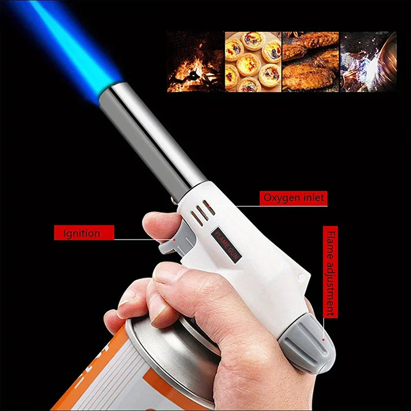 Butane Gas Torch Auto-Ignition – Cooking, Soldering & Welding Butane Torch Qme