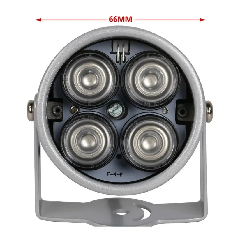 12V 4-LED IR Illuminator Auto-Sensing Surveillance Light IR Surveillance Light Qme