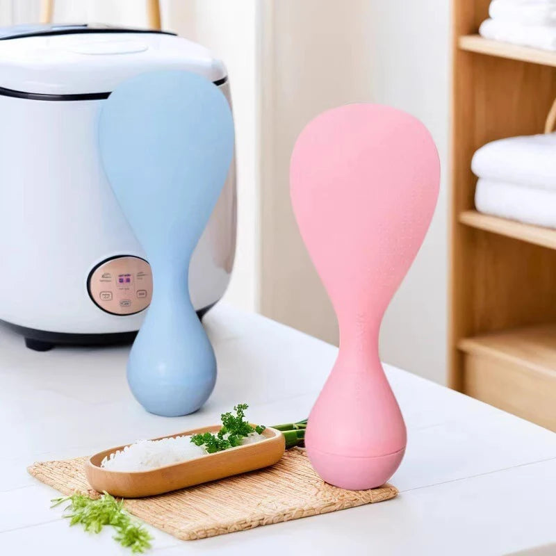 Self-Standing Non-Stick Rice Spoon – Heat-Resistant PP Paddle Rice Spoon Paddle Qst