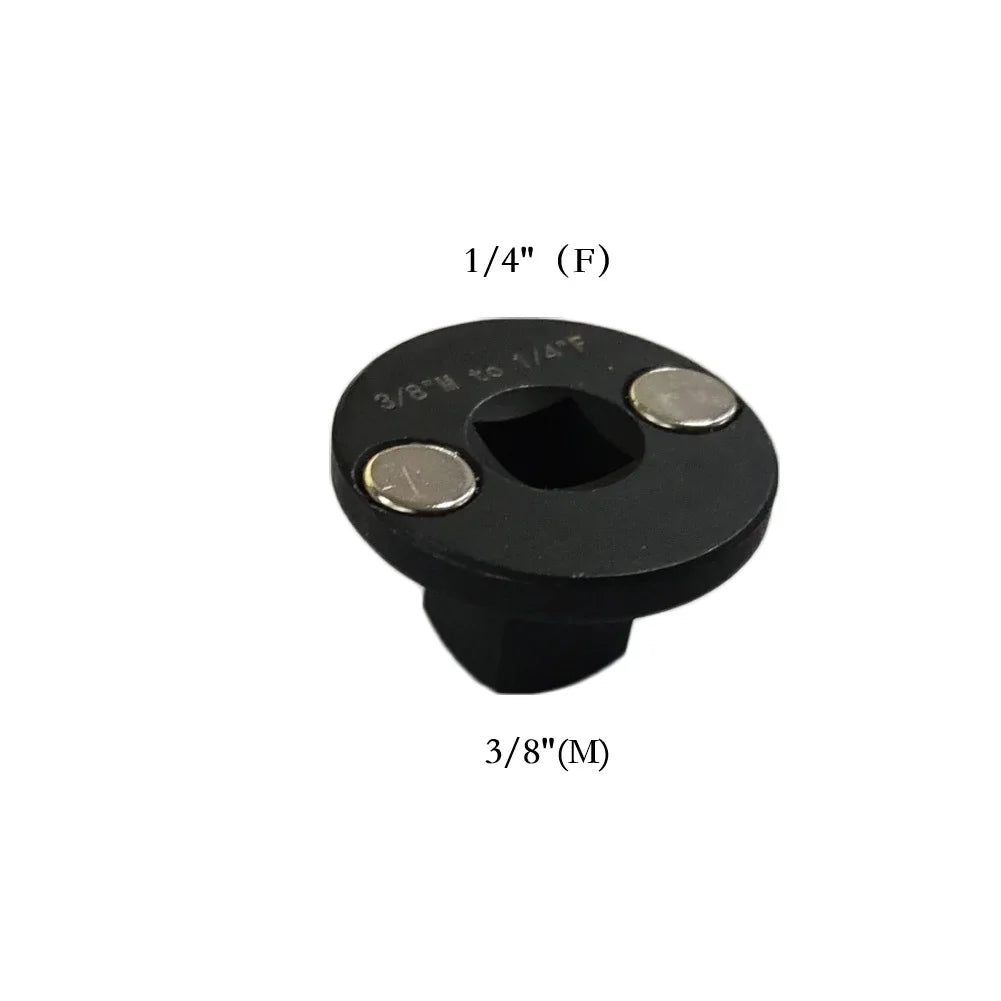 Low Profile Impact Driver Socket Adapter 1/4" to 3/8" Steel Socket Adapter Qme 6.35 to 9.5mm