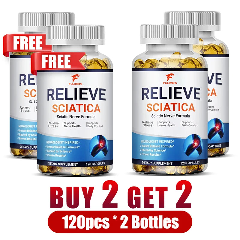 Nerve & Joint Support Capsules | Muscle Flexibility – Fulimiks Wellness Supplement Qst 4 Bottles-120pcs