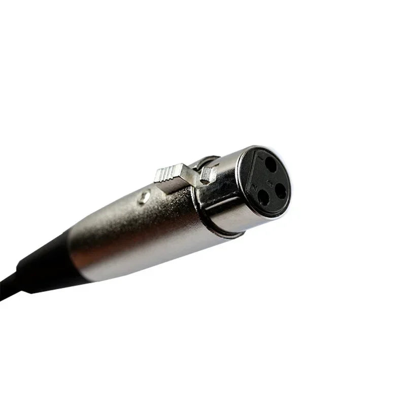 XLR to TRS Jack Microphone Cable – Mic Lead for Guitar & Mixer Microphone Cable Qme
