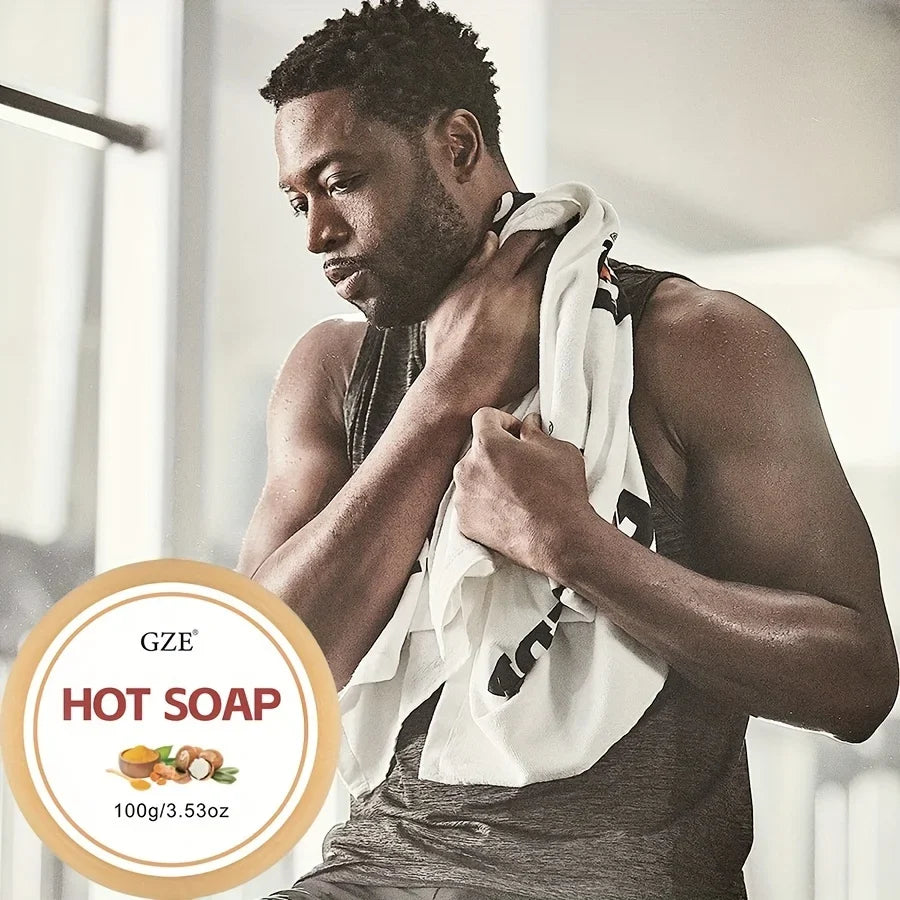 GZE Sweat Workout Enhancer Body Soap | Massage Bar Workout Enhancer Soap Qme