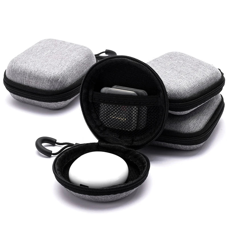 Portable Shockproof Headphone Case Hard EVA Storage Bag Headphone Storage Case Qme