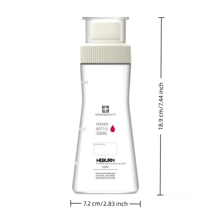 350ml Squeeze Seasoning Bottle – Spice, Salt, Sugar & Flour Jar Seasoning Squeeze Bottle Qme A