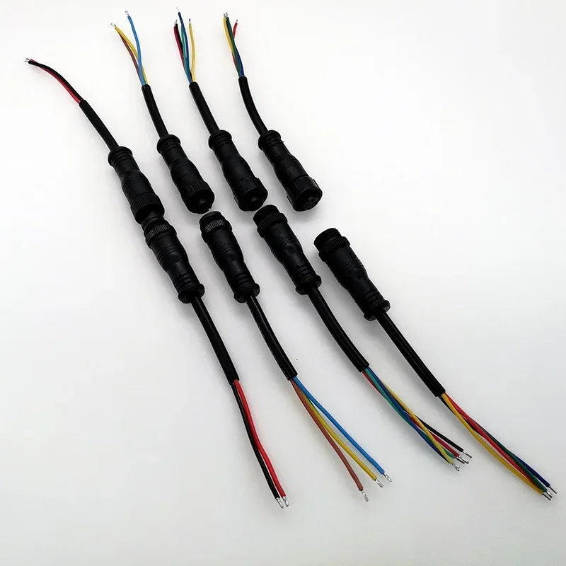LED Male Female Connection Cable – Indoor & Outdoor Lamp Docking LED Connector Cable Qme