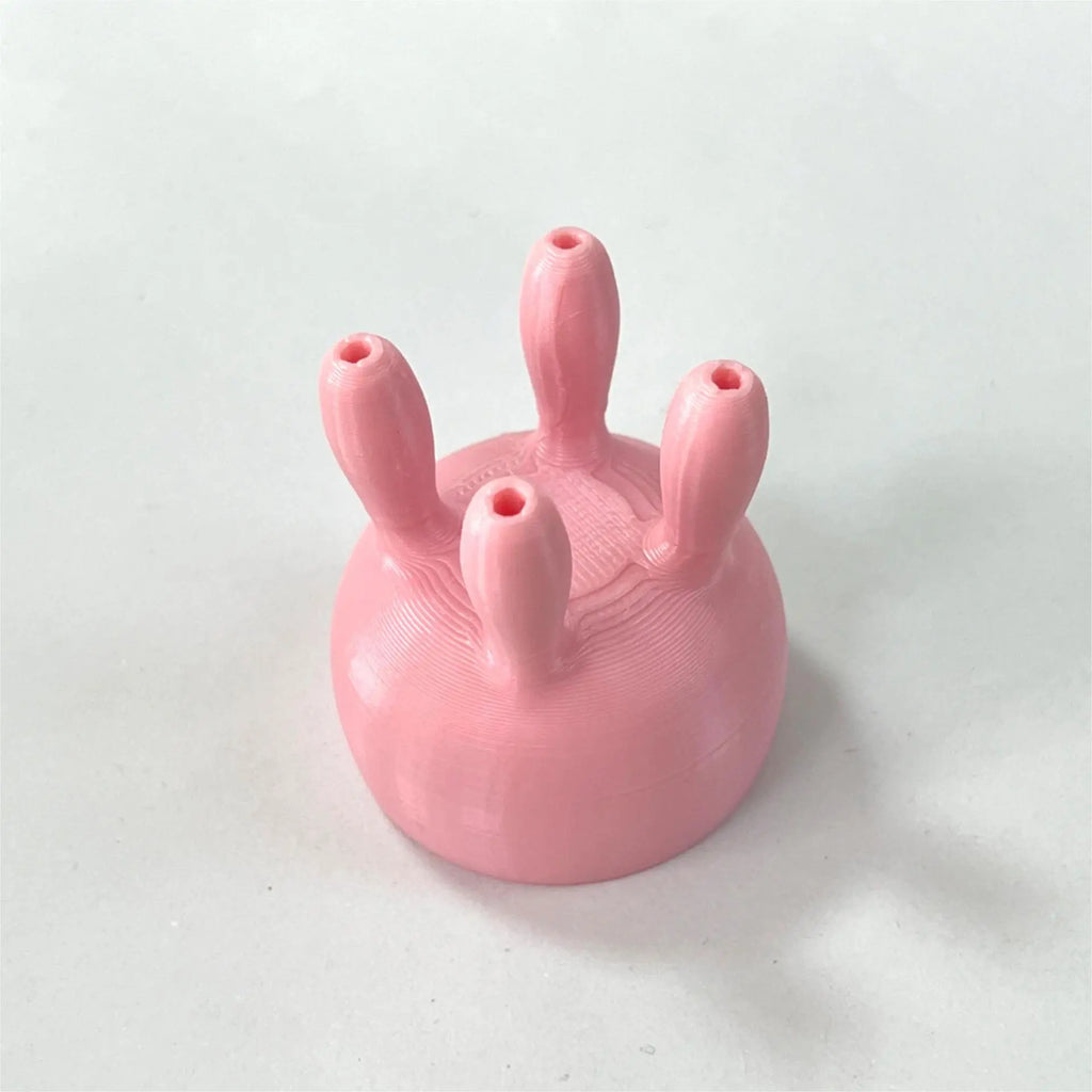 3D Printed Cow Milk Carton Lid – Cute Reversible Cap Novelty Kitchen Lid Qme Pink