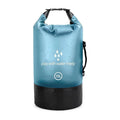 Waterproof Roll-Top Dry Bag – Lightweight PVC | Camping Waterproof Dry Bag Qme SKY BLUE
