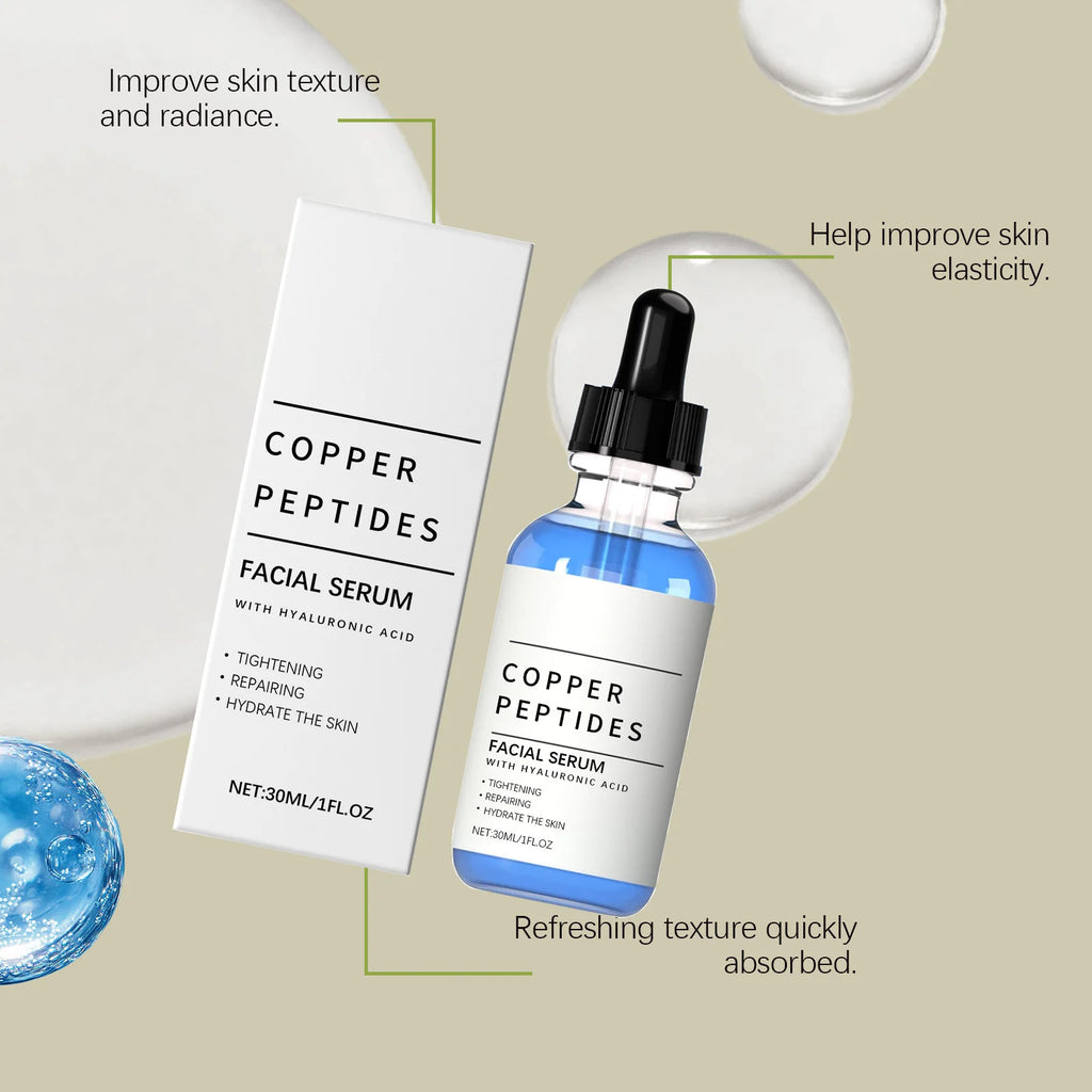 30ml Copper Peptides Face Serum – Firming & Hydrating Face Serum Qst