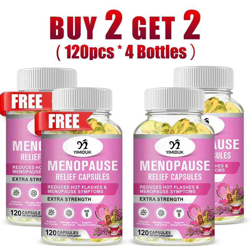 Vegan Wellness Capsules – Mood Balance, Cool Comfort & Sleep Vegan Wellness Capsules Qst 120pcs-4 Bottles