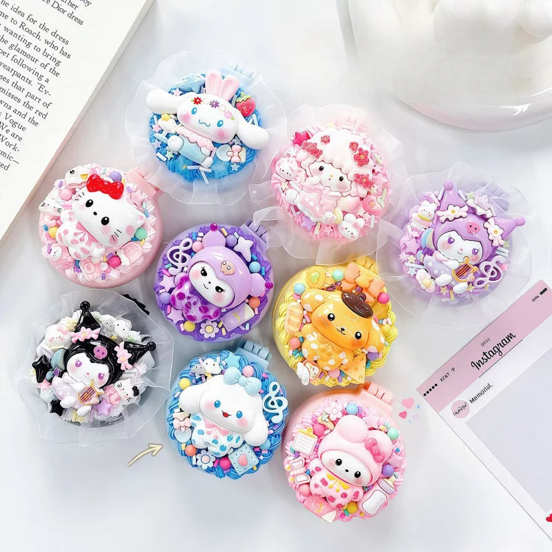 Kuromi DIY Mirror Cushion Comb Craft Kit | 12 Colors DIY Craft Kit Qme