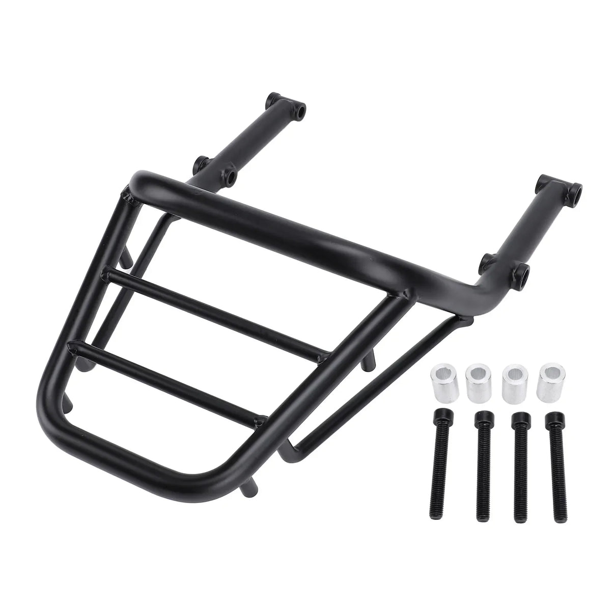Honda Grom 125 MSX 125 Rear Luggage Rack Cargo Carrier Motorcycle Luggage Rack Qme Black