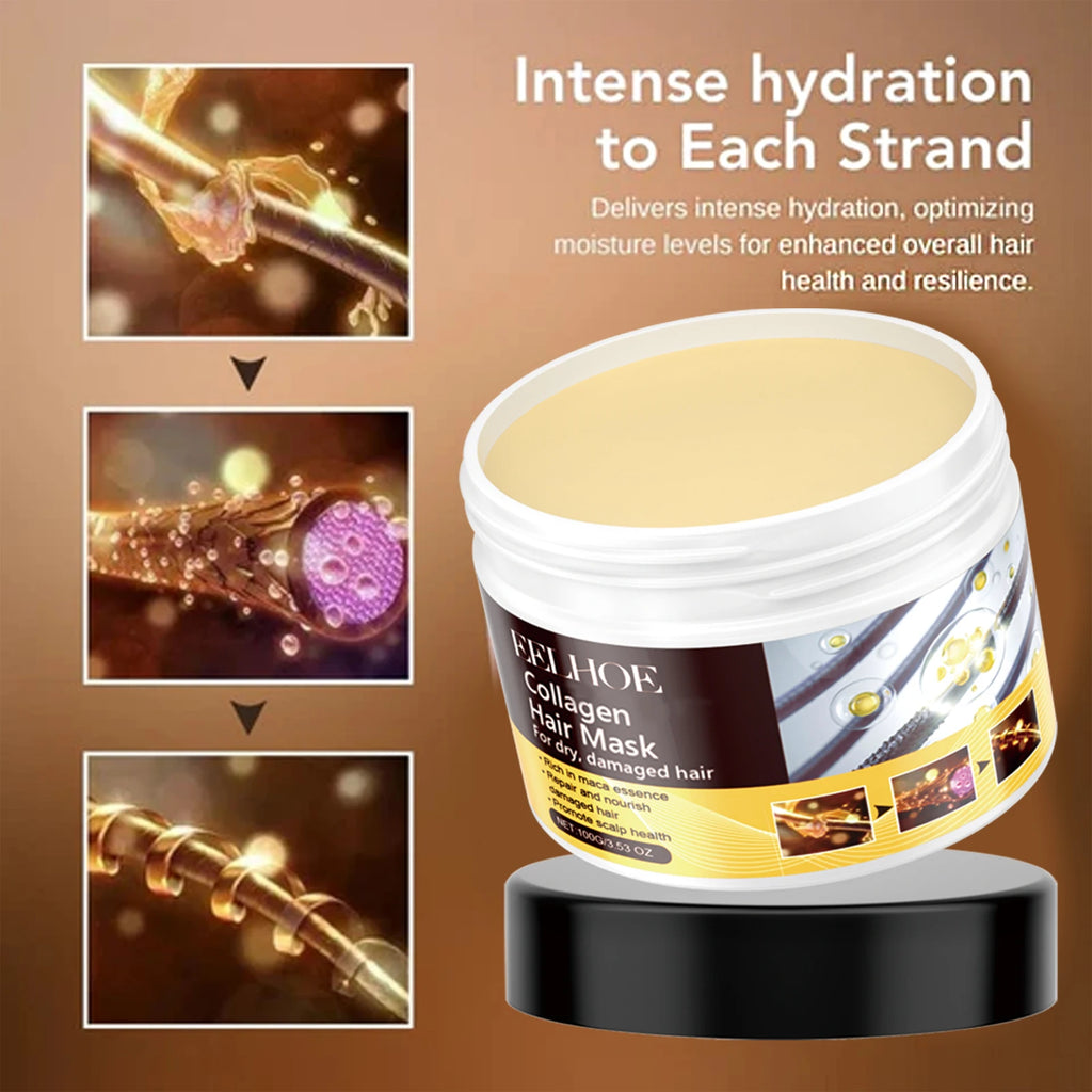 Eelhoe Collagen Hair Mask – Deep Conditioning Treatment 100g Deep Conditioning Hair Mask Qst