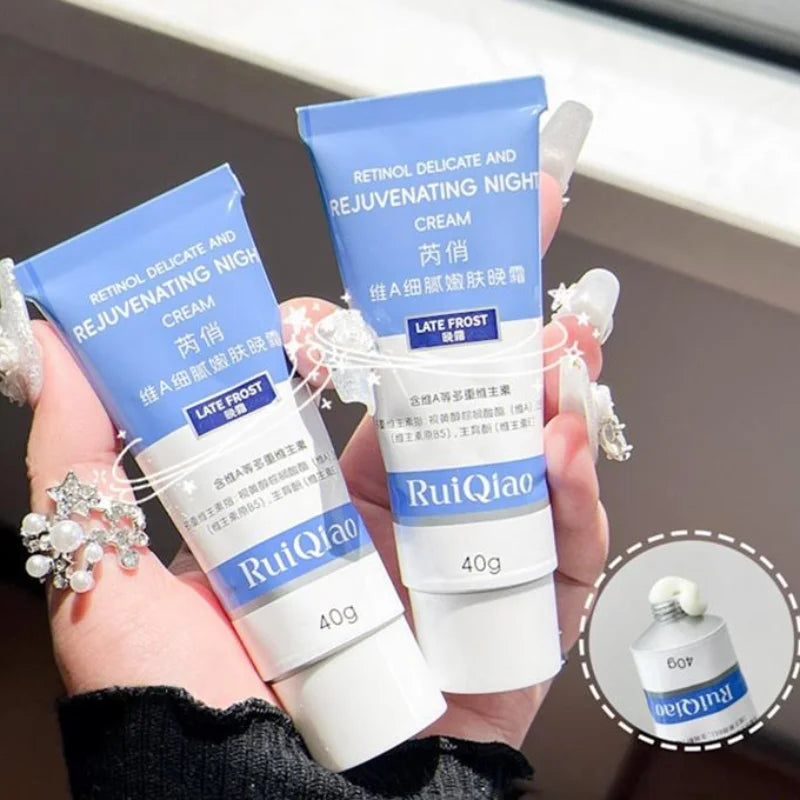 Retinol Vitamin E Night Cream – Smooth Fine Lines & Wrinkles Anti-Aging Night Cream Qme