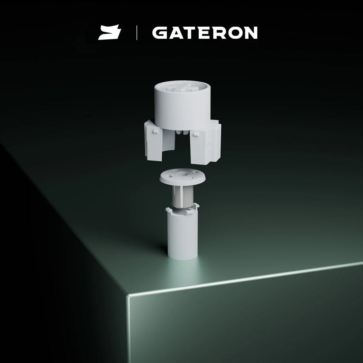 GATERON Magnetic Jade Ultra Linear Switch – Hall Sensor, Adjustable Keyboard Switch Qme