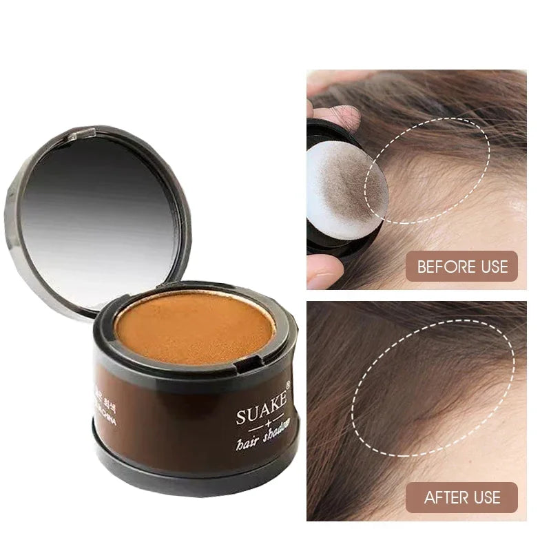Waterproof Hairline Powder Root Touch-Up – 4 Shades | Qme Hairline Coverage Powder Qme