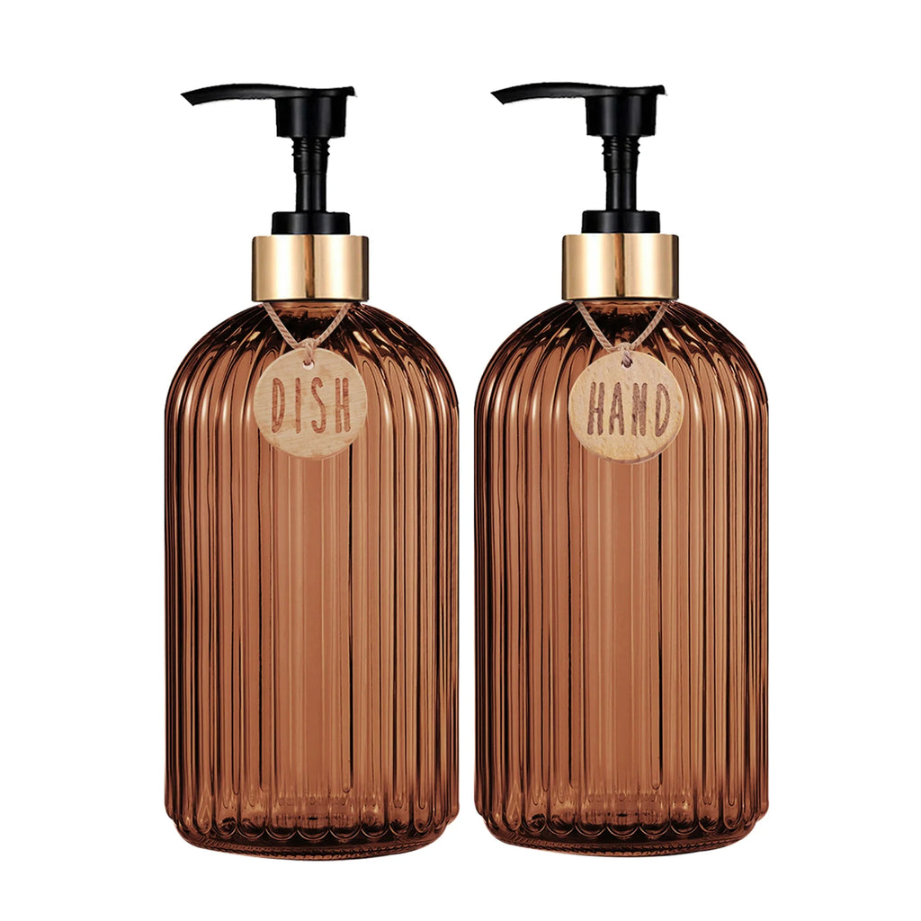 Reusable Dish Soap Dispenser Bottle 500ml – Kitchen & Bath Soap Dispenser Bottle Qme 2 bottles