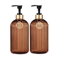 Reusable Dish Soap Dispenser Bottle 500ml – Kitchen & Bath Soap Dispenser Bottle Qme 2 bottles
