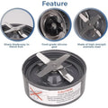 NutriBullet 600W & 900W Replacement Cups & Blade Set Blender Replacement Kit Qst Default Title