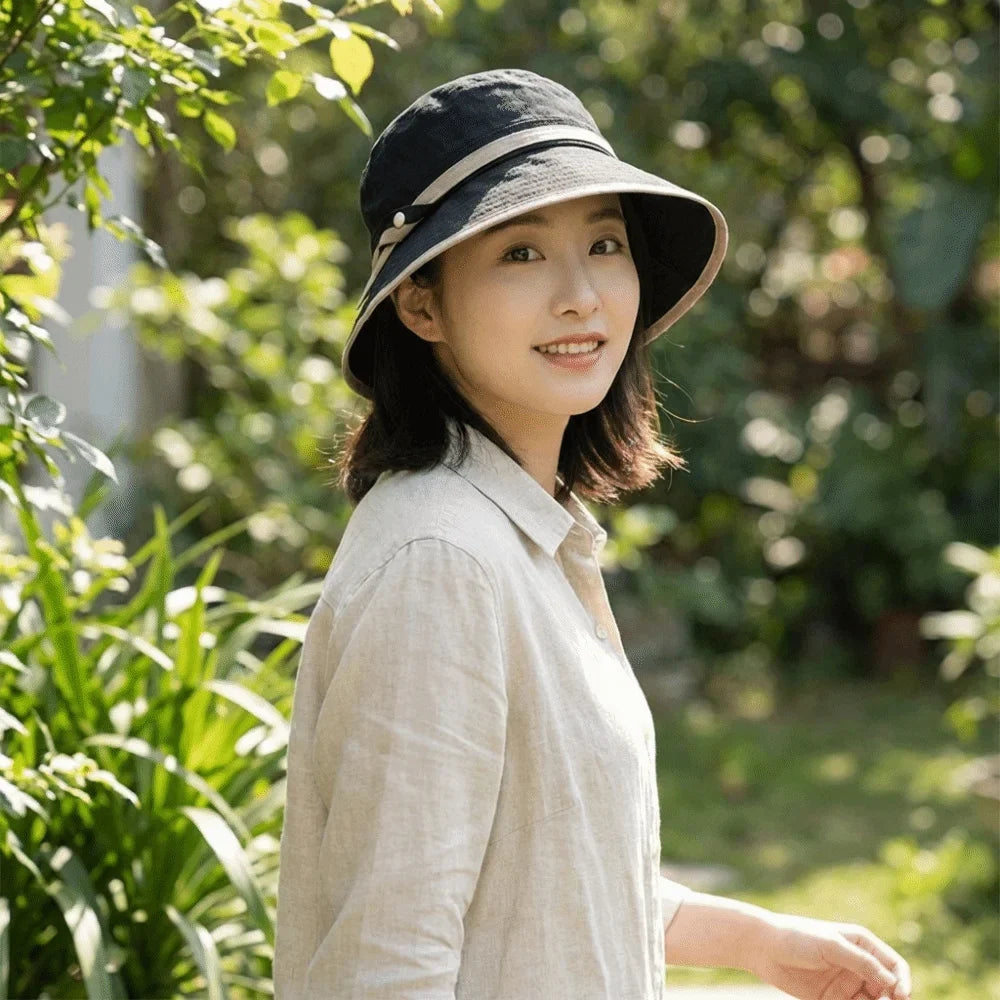 Wide Brim Foldable Sun Hat – Lightweight Bucket Hat, 4 Colors Wide Brim Sun Hat Qme