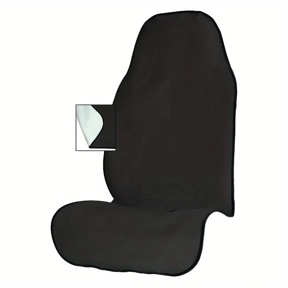 Universal Car Seat Cover Sports Towel Pad – Beach & Gym Car Seat Cover Pad Qme Other black Four Seasons