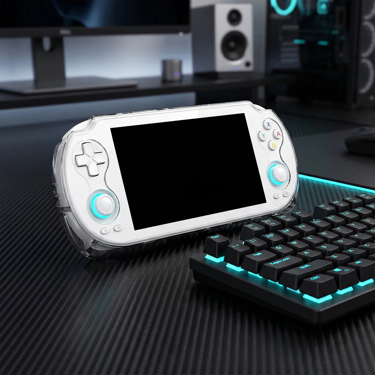 RG VITA Clear TPU Protective Case | Anti-Scratch Console Cover Game Console Case Qme