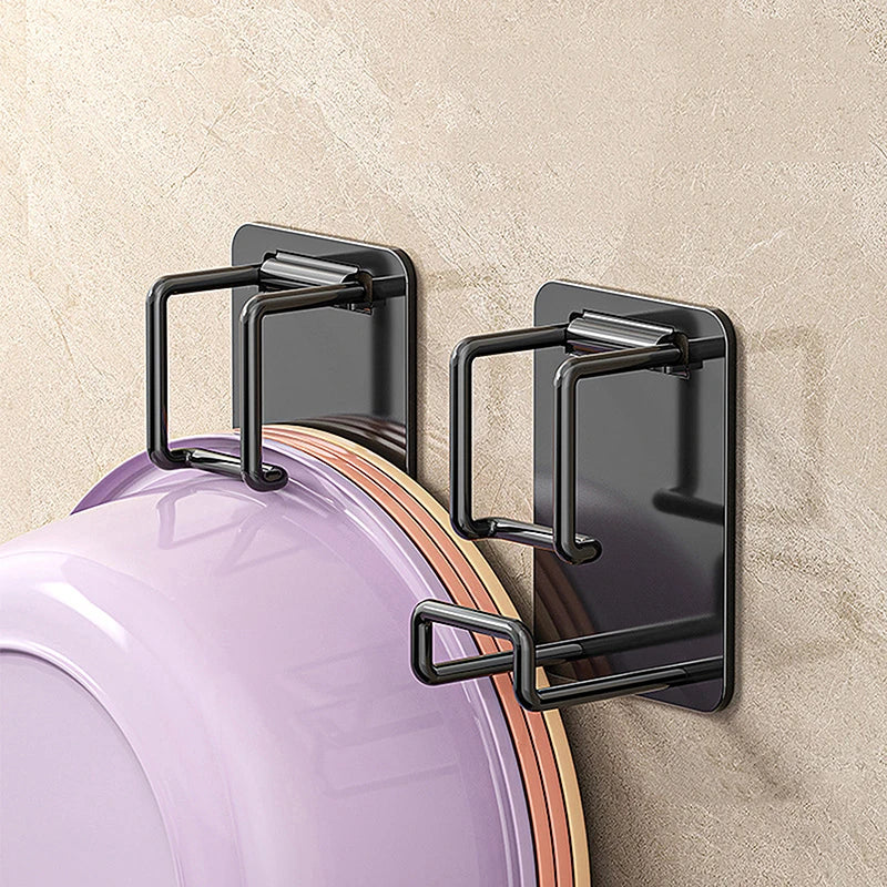Space Saving Stainless Steel Bathroom Utility Hook Organizer Wall Storage Hook Qme 2PCS
