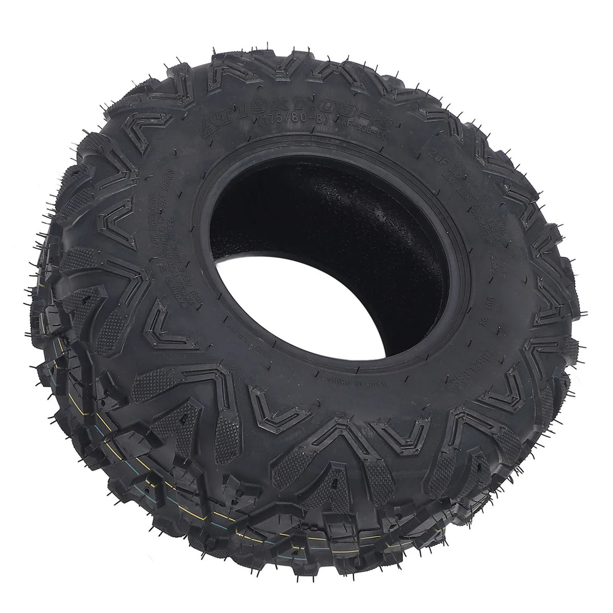 19x7-8 ATV Tire 6 Ply Rubber Replacement | 19x7x8 ATV Replacement Tire Qme