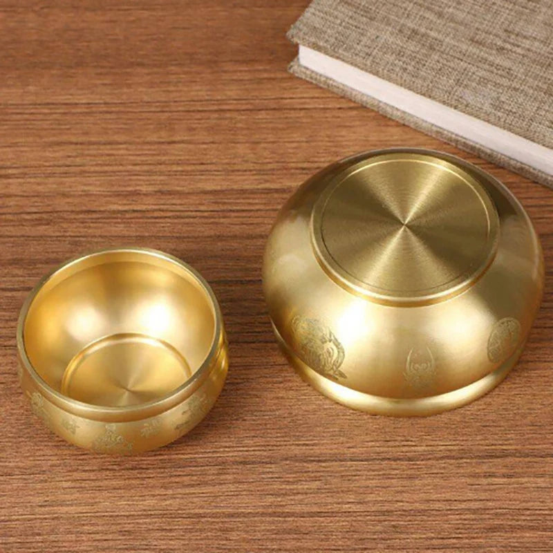 Brass Cornucopia Treasure Bowl Desktop Ornament | Home Decor Desktop Ornament Qme