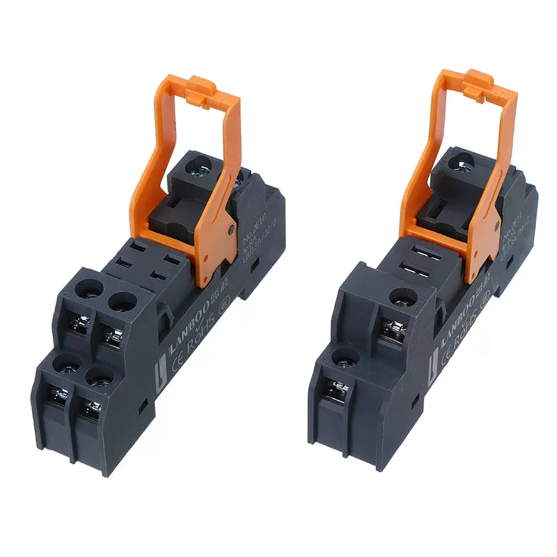 LBJ13A Relay Base Socket 5-Pin 8-Pin DC12V DC24V | Qme Relay Base Socket Qme