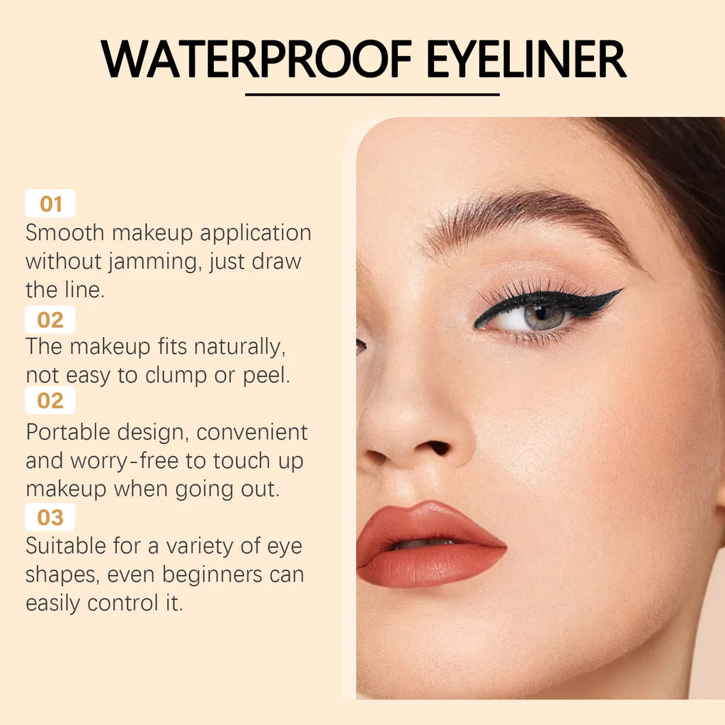 Zephoco Brown Gel Eyeliner Pencil – Waterproof, Long-Lasting Gel Eyeliner Pencil Qst