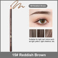Qme Waterproof Eyebrow Pencil – Sweatproof, 8 Shades Eyebrow Pencil Qme 15Reddish Brown