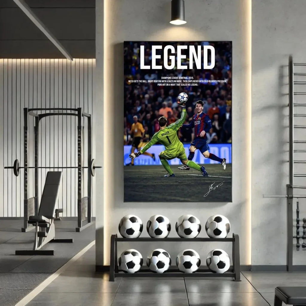 Football Canvas Wall Art – Motivational Quotes Gym & Office Canvas Wall Art Qst
