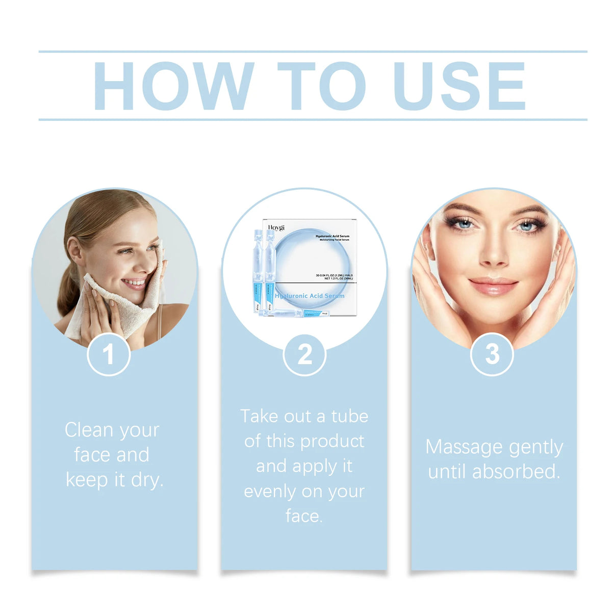 Hoygi Hyaluronic Acid Face Serum 36ml – Daily Moisturizing Face Serum Qst