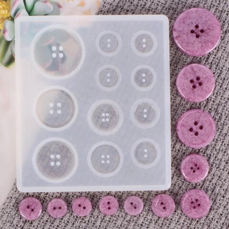 Non-Stick Silicone Button Mold – Cake Decorating & DIY Crafts Silicone Baking Mold Qme Default Title
