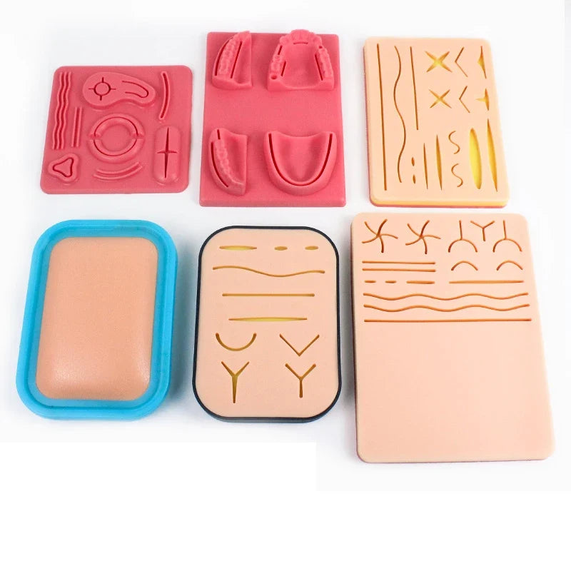 Lifelike Suture Training Pad – Rubber Practice Skin Model Suture Training Pad Qme