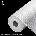 EVA Non-Slip Cabinet Drawer Liner Mats – Waterproof & Washable Shelf & Drawer Liner Qst 0 C45X300cm