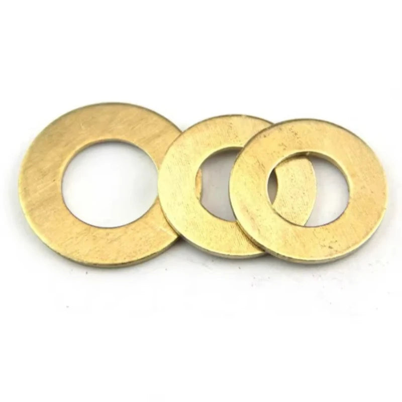 10pcs Brass Washers for Folding Knife C81 C158 C186 DIY Gaskets Knife Pivot Washers Qst