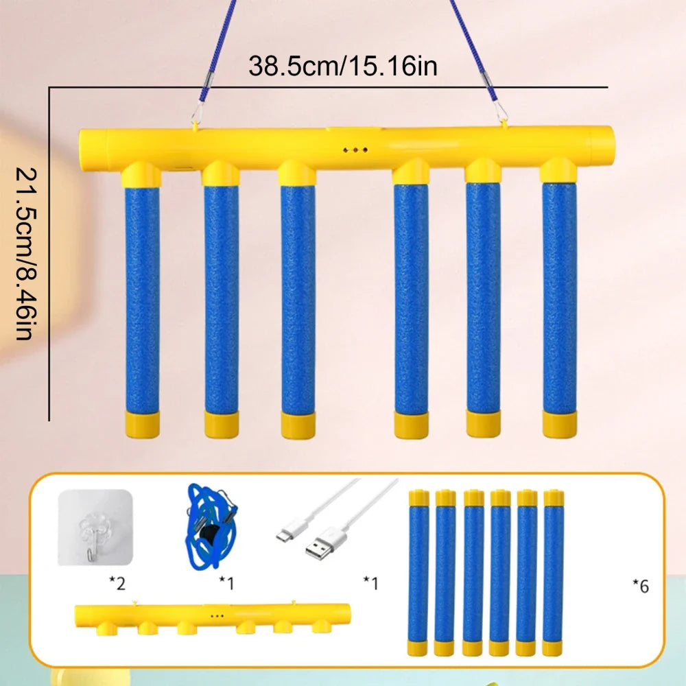 Reflex Challenge Drop Stick Game | Hand-Eye Coordination Toy Reflex Coordination Game Qme Blue